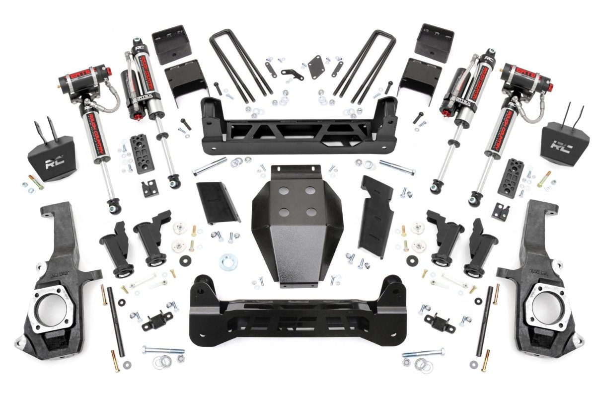 GMC Sierra 3500 HD Suspension Lift Kit - Rough Country - Torsion Drop | Vertex | 7.5 Inch - '11-'19
